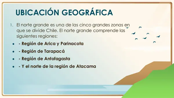 PPT ZONAS DE CHILE Y SUS CARACTERÍSTICAS