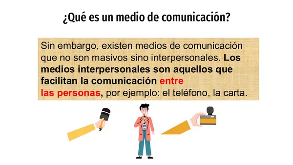 8° - Unidad 4 Los medios de comunicación