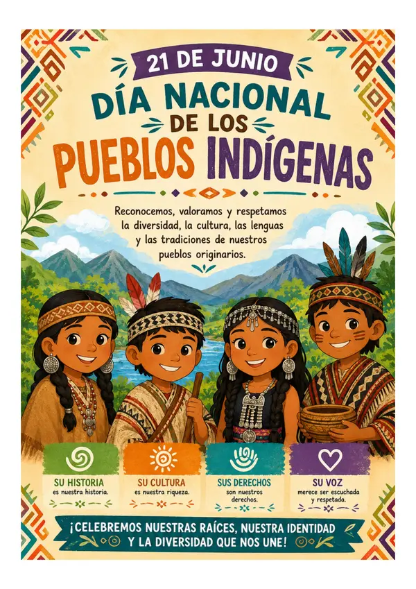 21 de Junio – Día Nacional de los Pueblos Indígenas 