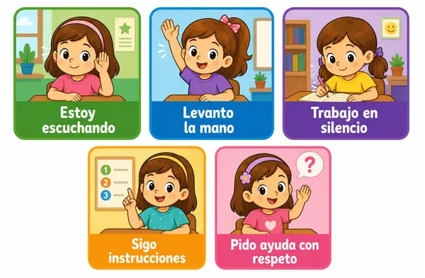 📚✨ Tarjetas Visuales para el Trabajo en Clases ✨📚