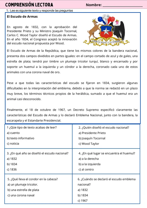Simbolos patrios, textos