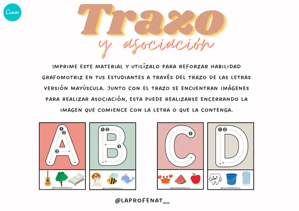 Trazo y asociación ABC