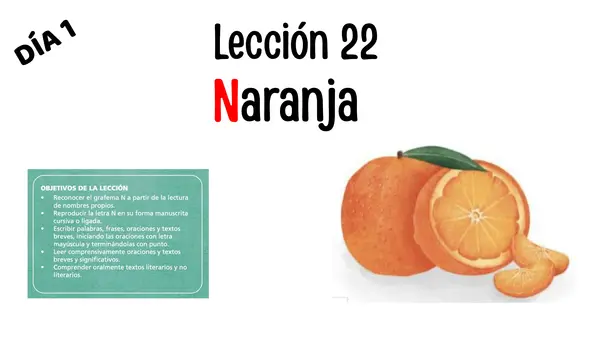 Lección 22 Naranja Parte 2 Mayúsculas Método Matte