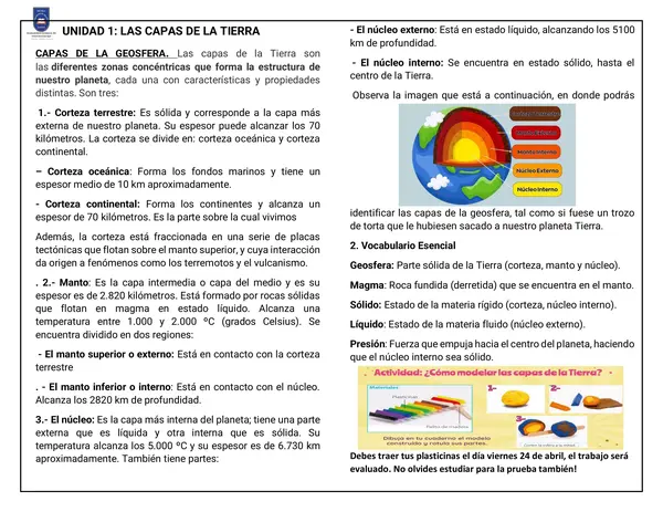 capas de la tierra