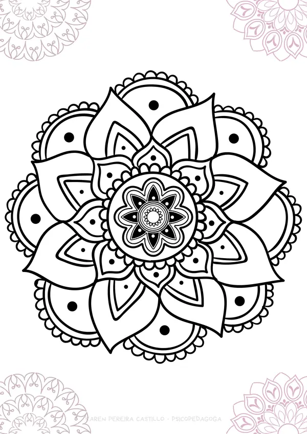 LIBRO PARA COLOREAR MANDALAS