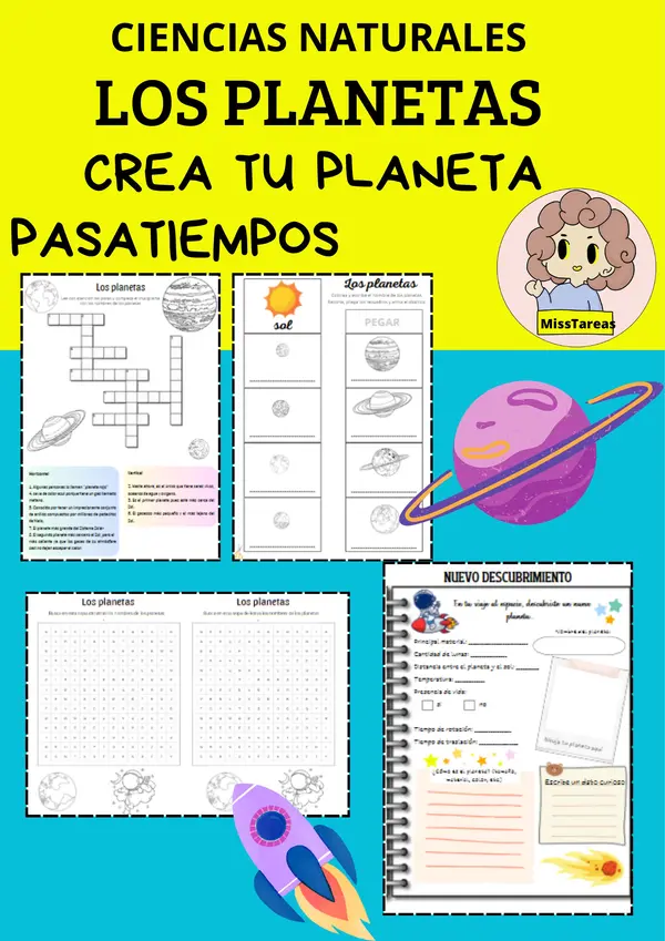 Los planetas, Pasatiempos, Ciencias Naturales