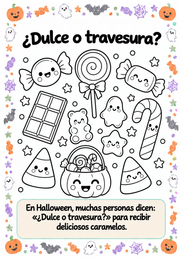 Cuadernillo para colorear - Halloween
