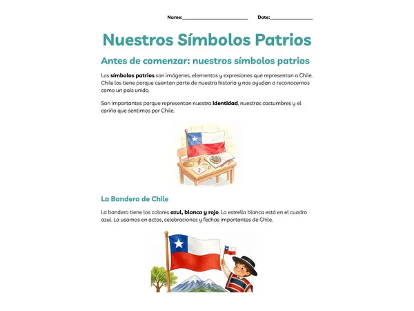 Símbolos Patrios de Chile: Historia, Identidad y Patrimonio”