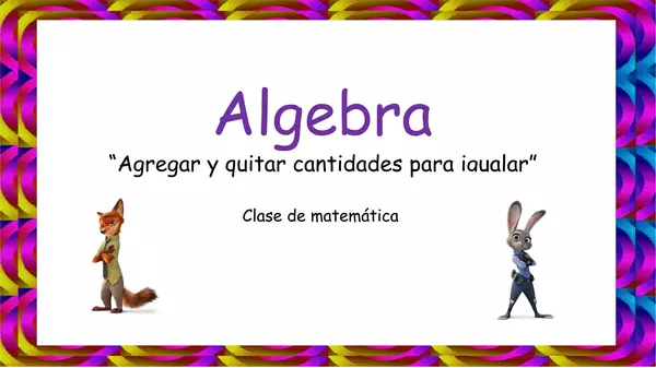 Algebra- agregar y quitar