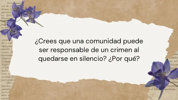 Contextualización Crónica de una muerte anunciada