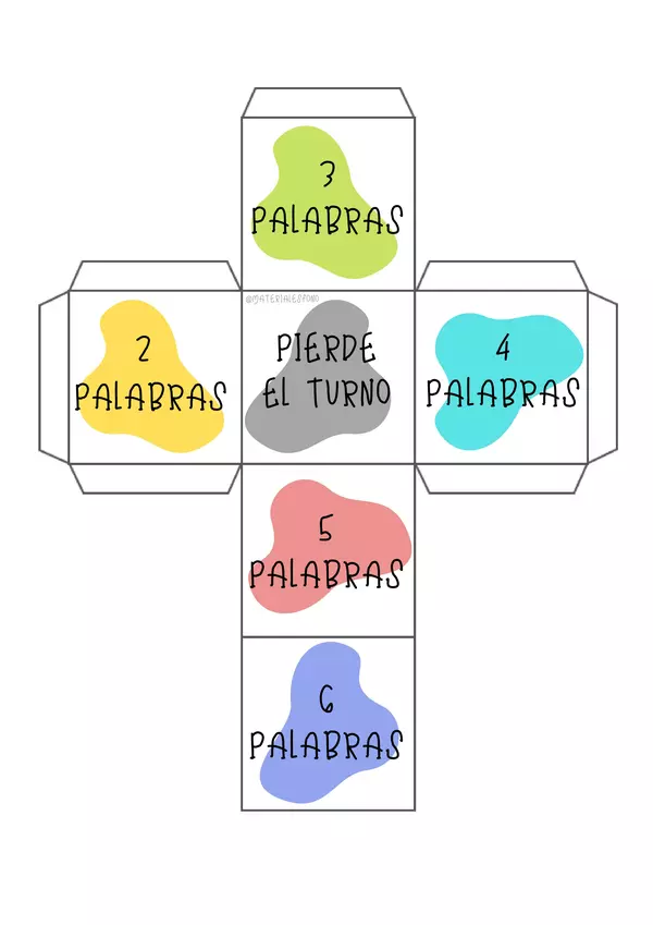 color Apariencia Bourgeon Dados de palabras | profe.social