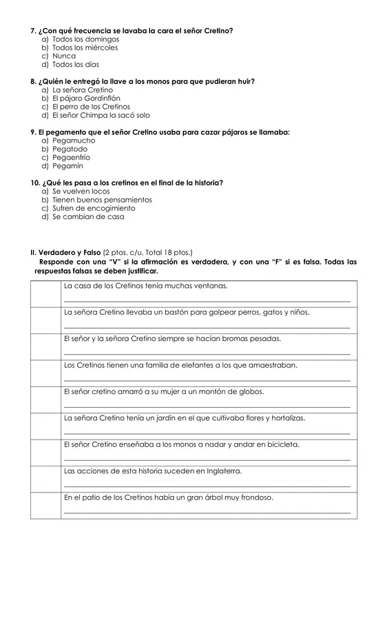 Los cretinos