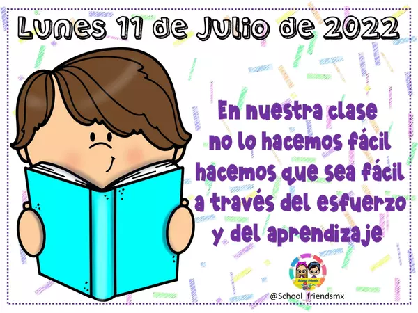 Cartelitos del 11 al 15 de Julio 