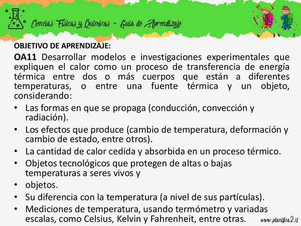 Clase: Calor y temperatura  8°Básico