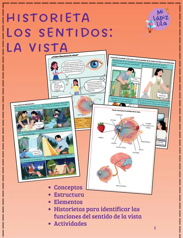 HISTORIETA DE LOS SENTIDOS: LA VISTA