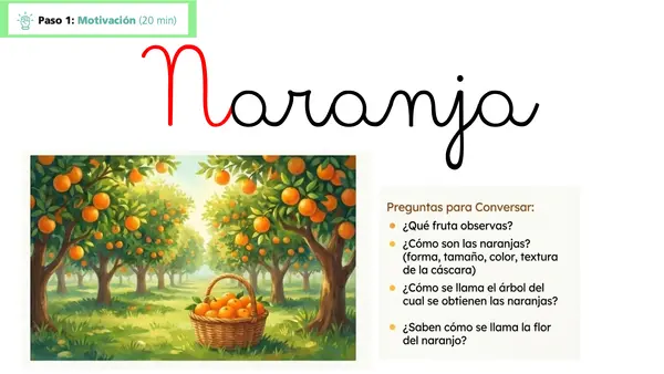 Lección 22 Naranja Parte 2 Mayúsculas Método Matte