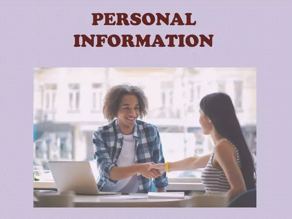Personal Information (Clase de Inglés)