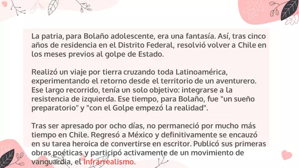 Roberto Bolaño y su contexto de producción
