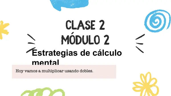 Clase 2 Estrategias de Calculo mental 4° Básico