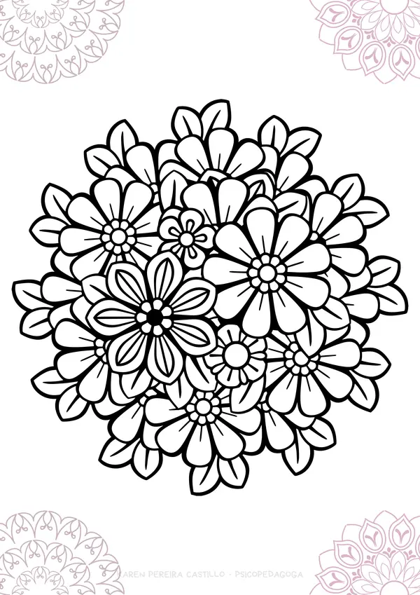 LIBRO PARA COLOREAR MANDALAS
