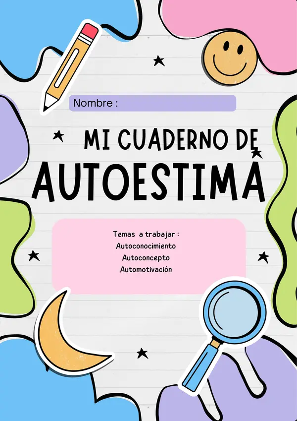 cuaderno del autoestima