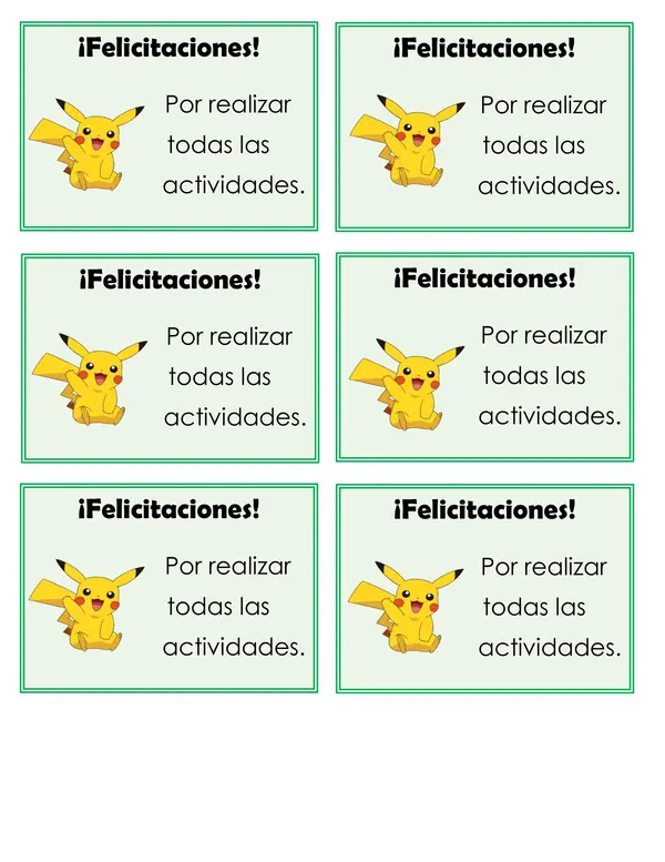 Tarjetas de felicitaciones