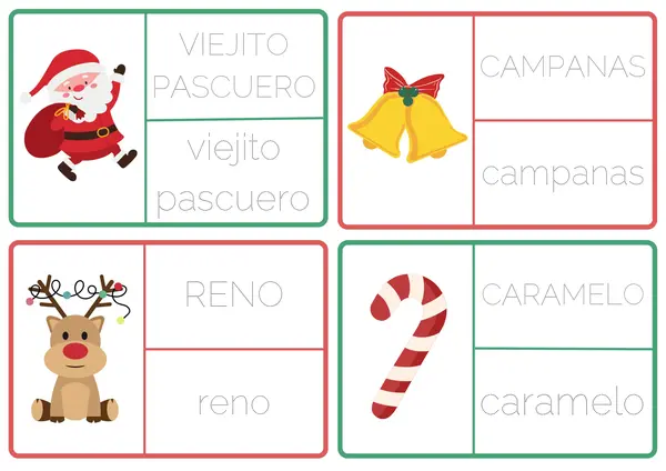 Mis trazos de navidad (mayúscula y minúscula)