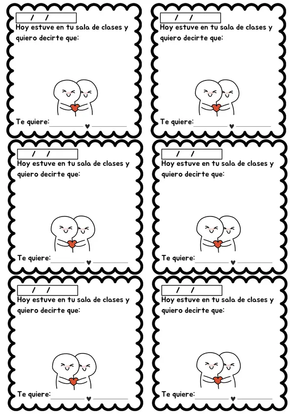 Mensajes de cariño
