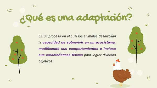 ppt ADAPTACIONES DE LOS ANIMALES