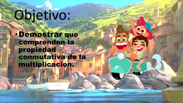 PROPIEDAD CONMUTATIVA DE LA MULTIPLICACIÓN CON LUCA 