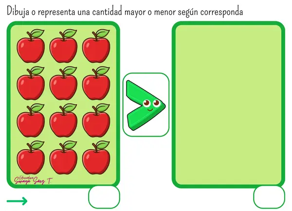 Comparación y representación de cantidades