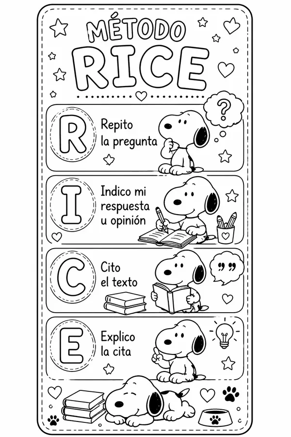 Marcapáginas Método RICE APTUS 