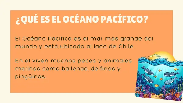 Cordillera de los andes y océano pacífico 