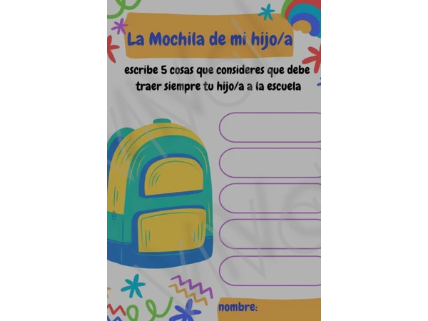 actividad reflexiva apoderados