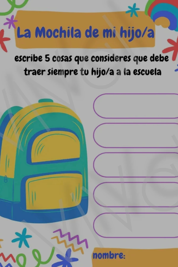 actividad reflexiva apoderados