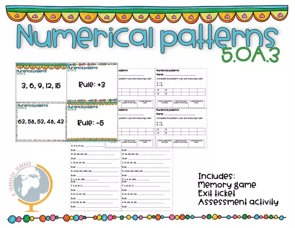Games to practice numerical patterns