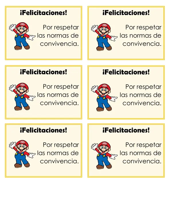 Tarjetas de felicitaciones