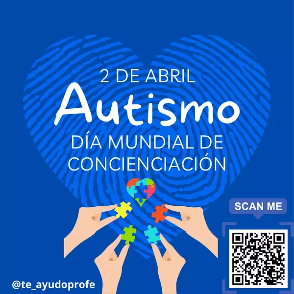 Cartel para sensibilizar a la escuela- Día del Autismo (2 de abril)