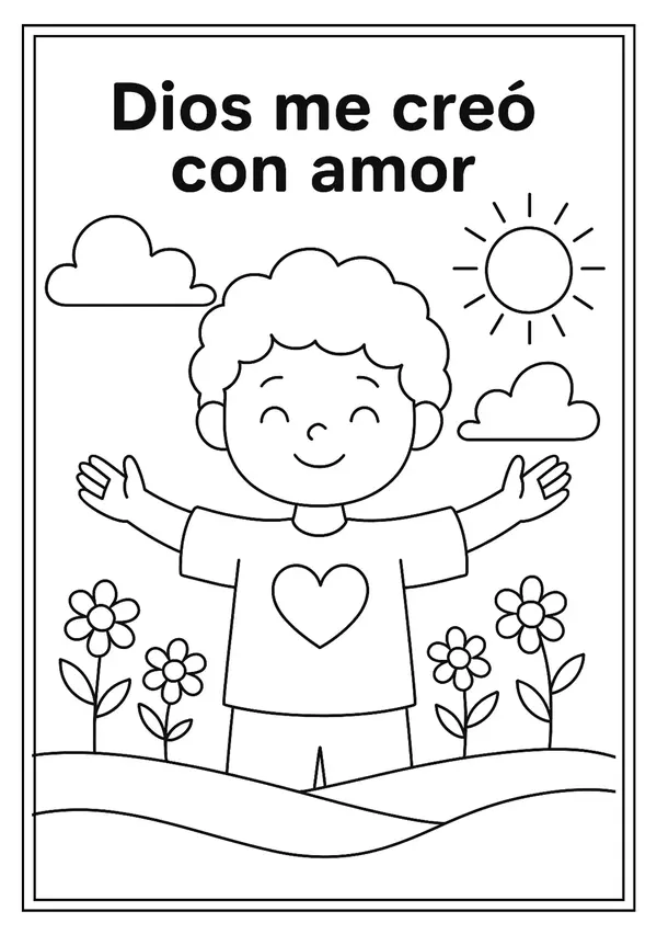 Cuadernillo para colorear Religión