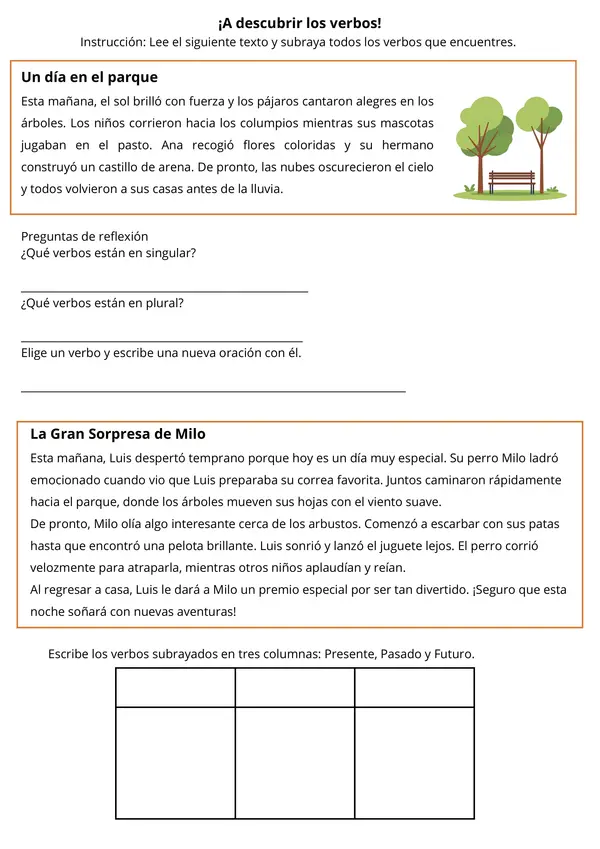 Concordancia del SUJETO y el VERBO