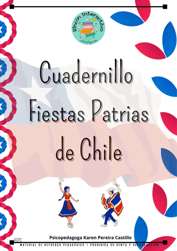 CUADERNILLO PARA COLOREAR: FIESTAS PATRIAS CHILENAS