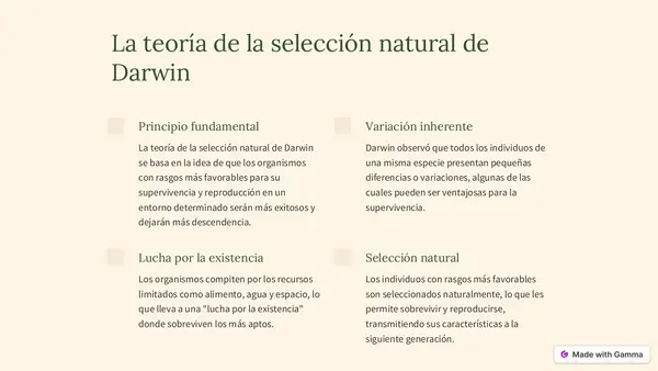 Introducción a las teorías evolutivas 