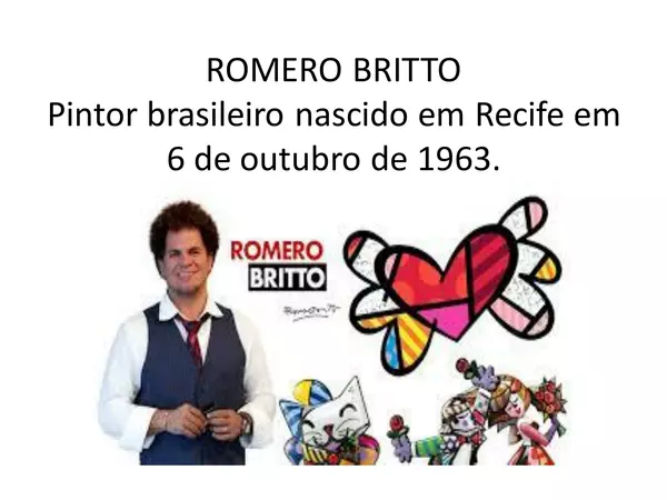Romero Britto pintor