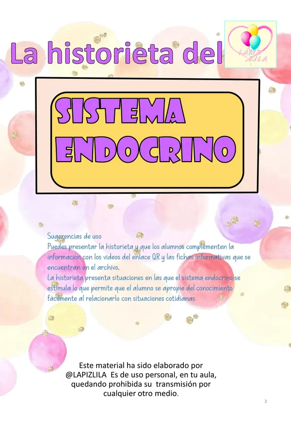 LA HISTORIETA DEL SISTEMA ENDOCRINO