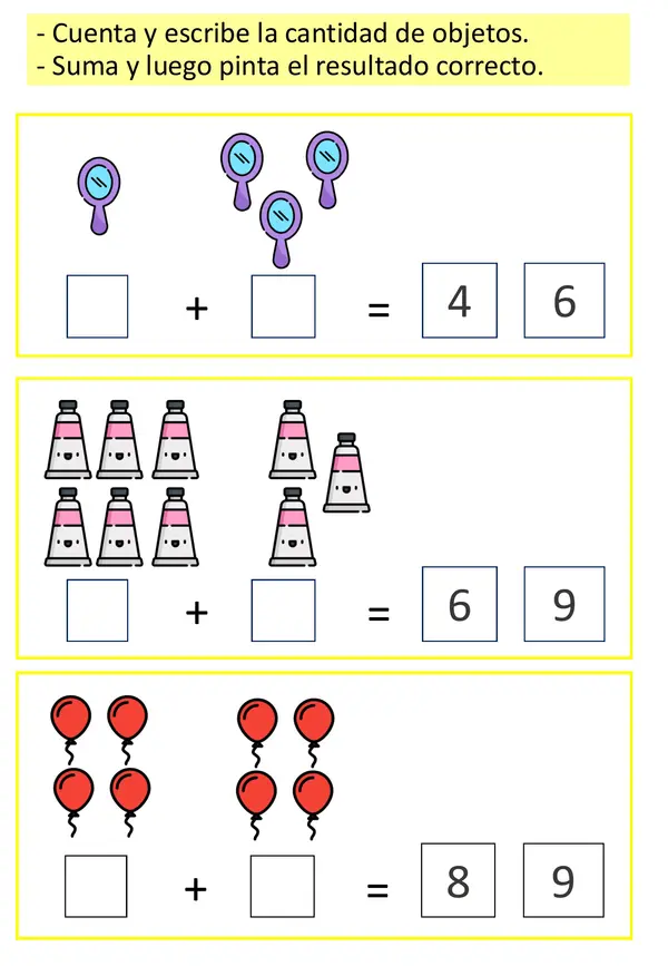Ppt tarjetas pictóricas adiciones 