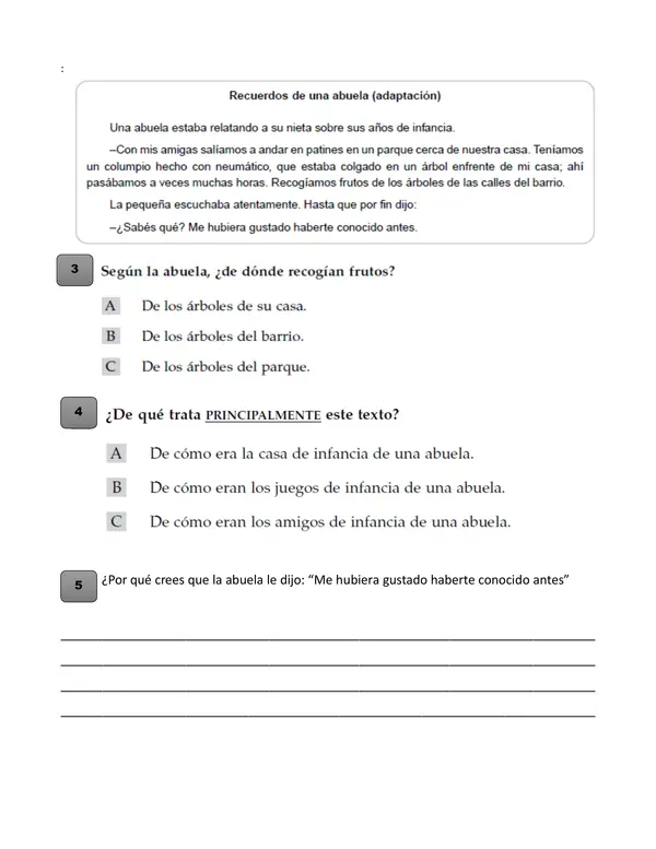 Comprensión lectora