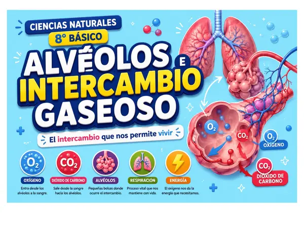 Los alveolos y el intercambio de gases