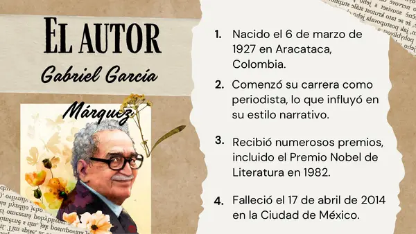 Contextualización Crónica de una muerte anunciada
