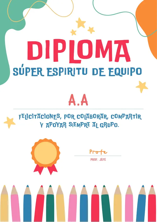 Diplomas de reconocimiento