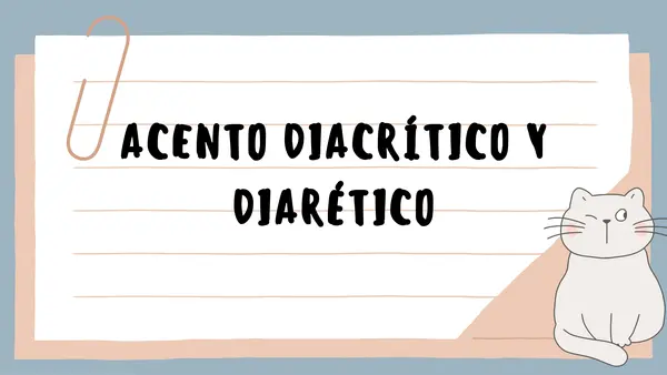 PPT acento diacrítico y dierético